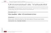 Grado de Comercio - UVa · Grado de Comercio, Versión 2, 1906/2009. Universidad de Valladolid \ Escuela Universitaria de Estudios Empresariales Real Decreto 1393/2007, de 29 de octubre,