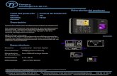 Tiempo y Ficha técnica del producto ZK TE10s/zkteco/TE10.pdf · Tiempo y Tecnología S.A. de C.V. Ficha técnica del producto Línea del producto: Control de Asistencia ZK TE10 Marca: