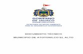 DOCUMENTO TÉCNICO MUNICIPIO DE ATOTONILCO EL ALTOsiga.jalisco.gob.mx/moet/assets/pdf/documentos/atotonilco.pdf · de integrarse al Sistema Nacional de Áreas Naturales Protegidas