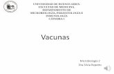 Vacunas - fmed.uba.ar³rico 25 Vacu… · • Primovacunación: Dosis/series de dosis de una misma vacuna que se administra a una persona susceptible para lograr inmunidad frente