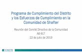 Programa de Cumplimiento del Distrito y los Esfuerzos de ...community.valleyair.org/media/1320/shafter-enforcement-presentation... · Regla 4901 •Aplicación mejorada para reducir