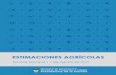 ESTIMACIONES AGRÍCOLAS · 2 ESTIMACIONES AGRÍCOLAS Informe Semanal 1 de Agosto de 2019 INFORME SEMANAL al 1 de Agosto 2019 Panorama Agroclimático ‒ Precipitaciones ‒ Temperaturas