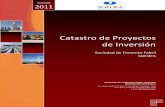 Catastro de Proyectos de Inversión - SOFOFAapp.sofofa.cl/indicadores/CPI/Informe/CPI_2011.pdfe-mail: catastro@sofofa.cl EDICIÓN 2011 2 S O F O F A D e p a r t a m e n t o d e E s