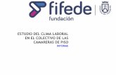ESTUDIO DEL CLIMA LABORAL EN EL COLECTIVO DE LAS … · Recogida de información El colectivo de camareras de piso de los establecimientos alojativos de Tenerife supone un colectivo