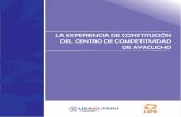 LA EXPERIENCIA DE CONSTITUCIÓN DEL CENTRO DE ... … · 4 La experiencia de constitución del Centro de Competitividad de Ayacucho 4.6 Enfoque sistémico del Plan de Competitividad