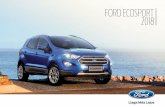 Ford Andrade Tepepan - CATALOGO ECOSPORT OK · Espejos laterales al color de la carroceria Faros de niebla delanteros con lutes direccionales Rieles en techo color negro Trend AT