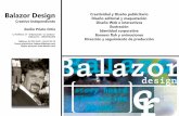 Balazor Design Creatividad y Diseño publicitario Diseño ... Balazor Design.pdf · Diseño editorial y maquetación Diseño Web e interactivos Ilustración Identidad corporativa