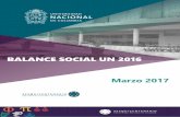 BALANCE SOCIAL UN 2016 Marzo 2017launalcuenta.unal.edu.co/fileadmin/user_upload/documentos/Inform… · Integración de las funciones misionales: un camino a la excelencia; 2) Infraestructura