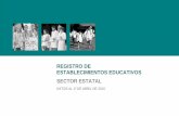 REGISTRO DE ESTABLECIMIENTOS EDUCATIVOS SECTOR ESTATAL · 2 Investigación y Estadística -Unidad de Evaluación Integral de la Calidad y Equidad Educativa Ministerio de Educación