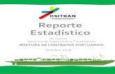 Reporte Estadístico - Ositran · declaracion.estadistica@ositran.gob.pe; siendo éste un mecanismo adoptado por el Supervisor para organizar y administrar la información estadística,