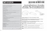 Installation Guide Guía de Instalación Guide d’installationen.moen.com.mx/shared/docs/instruction-sheets/ins005g.pdf · Para instalación de regadera solamente, vaya al paso 2
