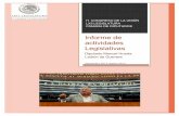 Informe de actividades Legislativasgaceta.diputados.gob.mx/PDF/InfoDip/62/93-20140820-I.pdf · puesto que se impone el acuerdo anticipado a cada una de las reformas constitucionales