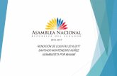 RENDICIÓN DE CUENTAS 2016-2017 SANTIAGO ......A partir del 2 de junio de 2015, asumí la principalización como Asambleísta Provincial de Manabí, en cumplimiento de la resolución