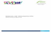 MANUAL DE ORGANIZACIÓNtransparencia.gomezpalacio.gob.mx/.../05/MANUAL-DE... · establecido en el reglamento y normatividad del alumbrado público. 6.- Medir el desempeño de los