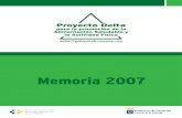 MEMORIA DELTA 2007 - Gobierno de Canarias · - Realización de una campaña para la prevención de la obesidad in-fantil con diferentes soportes publi-citarios y mediáticos, por