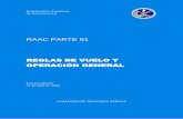 REGLAS DE VUELO Y OPERACIÓN GENERALold.fmed.uba.ar/depto/toxico1/plaguicidas/site/ndn_05... · 2013-01-23 · 91.9 Requerimiento de Marcas, Placas, y Manual de Vuelo para aeronaves