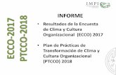 Presentación de PowerPoint - El portal único del gobierno ... · Prácticas de Clima y Cultura Organizacional (PTCCO) 2018 A partir de los resultados de la ECCO, ... que conlleve