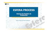 ESFERA PROCESS Process.pdf · 2019-10-25 · Estructura Multibase de Datos Store, Process y Trace Esfera son aplicaciones multibase de datos por parametrización: - Oracle - SQL Server
