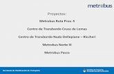 Presentación de PowerPointtransporte20152019.com.ar/docs/Movilidad/ProyectosMetrobus.pdf · Descripción del Proyecto El tramo D del corredor Metrobus Ruta 4 comprende el sector