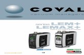 LEM LEMAX - COVAL Plus/doc/lem-lemax-doc-coval-v02b-es.pdf · Series LEM+ / LEMAX+: bombas de vacío compactas altos caudales Para el agarre por vacío de todas las piezas, porosas,
