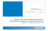 Guía de instalación para administradores del sistema (Spanish)downloads.smarttech.com/.../smartboardsoftware9.5adminguidev02… · Se puede usar la opción patch (/p) junto con