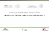 Certeza Jurídica para la Tenencia de la Tierra en México · Propiedad de la tierra en México Brasília, Brasil –2015 Más de la mitad del territorio está compuesto por localidades