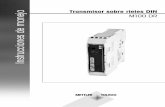 Transmisor sobre rieles DIN M100 DR Instrucciones de manejo€¦ · El transmisor de dos cables M100 sobre rieles DIN, con función de comunicación HART®, se ha diseñado para realizar