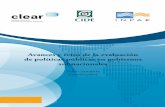 Pablo Sanabria coordinador · 2018-05-24 · Primera edición, 2015 Sanabria, Pablo (coordinador)Avances y retos de la evaluación de políticas públicas en gobiernos subnacionales