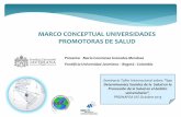 MARCO CONCEPTUAL UNIVERSIDADES PROMOTORAS DE SALUDpromsalud.udenar.edu.co/wp-content/uploads/2013/10/Presentacion … · MARCO CONCEPTUAL UNIVERSIDADES PROMOTORAS DE SALUD. 1. CARTA