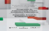 Programa de Concurrencia con las Entidadesevaluacion.tlaxcala.gob.mx/images/stories/document... · Planeación y Finanzas (SPF) del Estado de Tlaxcala para el PAE 2019. En el Estado