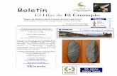 Boletín - galia.fc.uaslp.mxgalia.fc.uaslp.mx/museo/cronopio/833.pdf · Mineros, con mayor propensión a sufrir cáncer y cardiopatía: estudio Hallan 60 sitios arqueológicos en