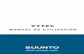 VYTEC - Suunto€¦ · un desplazamiento aéreo Indicador analógico -Indicador de Modo- ... tales como un profundímetro, un manó-metro, un timer o un reloj y una tabla de descompresión.