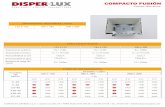 Datos técnicos - Disper Lux · Modelos de lama compatibles Modelo Laminado Aluminio extrusionado Pvc C-45 C-56 CE-40 ATB-45 ATB-39 CP-39 Peso m2 3.5 Kg 3.5 Kg 10 Kg 11 Kg 11 Kg 4.5