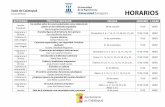 19-20 horarios Calatayud - Universidad de la Experiencia ... · Sede de Calatayud HORARIOS Curso 2019/20 ACTIVIDAD TÍTULO Y PROFESOR FECHAS HORARIO LUGAR Lección inaugural Un análisis
