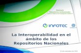 La Interoperabilidad en el ámbito de los Repositorios ... · La Interoperabilidad en el ámbito de los Repositorios Nacionales Seminario Repositorios Institucionales Centros Públicos