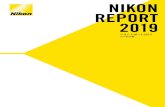 株式会社ニコン NIKON REPORT 2019...NIKON REPORT 2019 1 COVER STORY 画像・センシング技術で 快適な社会に貢献 工場から公共空間、家庭まで。ニコンはビジョンシステム／ロボットにより、