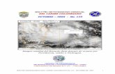 BBOOLLEETTÍÍNN MMEETTEEOOMMAARRIINNOO … · se formó la tormenta tropical Alpha el 23 de octubre al oeste de Republica Dominicana y a los pocos días se observó la formación