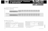 9 Continuidad, límites y asíntotasyoquieroaprobar.es/_pdf/04620.pdf · Piensa y calcula Dibuja la siguiente hipérbola,halla sus asíntotas y represéntalas. y = + 1 Solución: