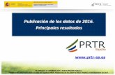 Presentación de PowerPoint - PRTR-Españaprtr-es.es/Data/images/Presentacion1_Publicaciondelosdatos2016... · 4ª JORNADA DE INFORMACIÓN Y PARTICIPACIÓN PÚBLICA. PRTR-España