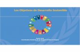 Los Objetivos de Desarrollo Sostenible · Agenda 2030 de Desarrollo Sostenible • En el año 2015 este marco fue sustituido por otro mas amplio y universal: los Objetivos del Desarrollo