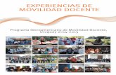 EXPERIENCIAS DE MOVILIDAD DOCENTE - ANEP...cativas de los últimos años en Iberoamérica, el proyecto Metas Educativas 2021. Es en este marco que la OEI contribuye con el desarrollo