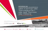 INFORME DE CONJUNTURA ECONÒMICA del Camp de Tarragona … · La menor ocupació en dades interanuals és conseqüència de la disminució en els serveis, que representa 11.000 ocupats