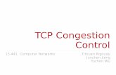 TCP Congestion Control · TCP Congestion Control Titouan Rigoudy Junchen Jiang Yuchen Wu 15-441: Computer Networks