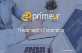 Presentazione Corporate ES - Primeur · 2019-09-04 · La integración de datos reúne las tecnologías utilizadas en el lado operativo de la empresa con las tecnologías de apoyo