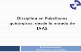 Disciplina en Pabellones quirúrgicos: desde la mirada de IAAS · Resumen Para controlar la infeccio´n de localizacio´n quiru´rgica (ILQ) se han descrito, adema´s de otras medidas