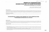 MODELO PEDAGÓGICO- DIDÁCTICO DE LA COMPOSICIÓN · 2017-04-05 · Revista Temas 51 MODELO PEDAGÓGICO-DIDÁCTICO DE LA COMPOSICIÓN1 “Horizonte pedagógico de sentido” Marco