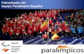 Patrocinador del Equipo Paralímpico Español · Plan ADOP son el Consejo Superior de Deportes, el Ministerio de Sanidad, Servicios Sociales e Igualdad y el Comité ... Programa de