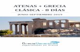 ATENAS + GRECIA CLÁSICA 8 DÍAS - Vacaciones en Grecia · La reanudación de los Juegos Olímpicos en el año 1896 se celebró en Atenas aunque la llama olímpica, se origina en