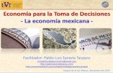 e-mail: competitividadyeconomia@gmail.com // blog: http ... · Universidad del Valle de Toluca Programa de Maestrías / Economía para la Toma de Decisiones / M. en Eco. Pablo Luis