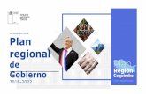 12 diciembre 2018 Plan regionalplanregion.gob.cl/documents/presentacioncoquimbo.pdfRegional (BC 2016) Principal fuente de empleo regional (13,3 %de la fuerza de trabajo INE 2018 )